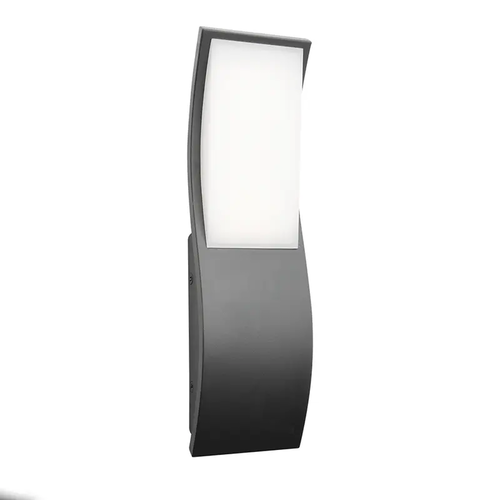 ^LED SMD СТЕННО ОСВЕТИТЕЛНО ТЯЛО 7W 520LM 120° 230V AC 3.000K ТЪМНО СИВО CRI80 IP65 30.000HRS