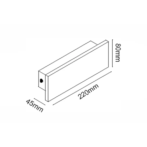 ^ЛИНЕЙНО СТЕННО LED SMD ОСВЕТИТЕЛНО ТЯЛО 8W 540LM 230V AC 3000K RA80 IP65 30.000HRS БЯЛ ЦИМЕНТ - изображение 3