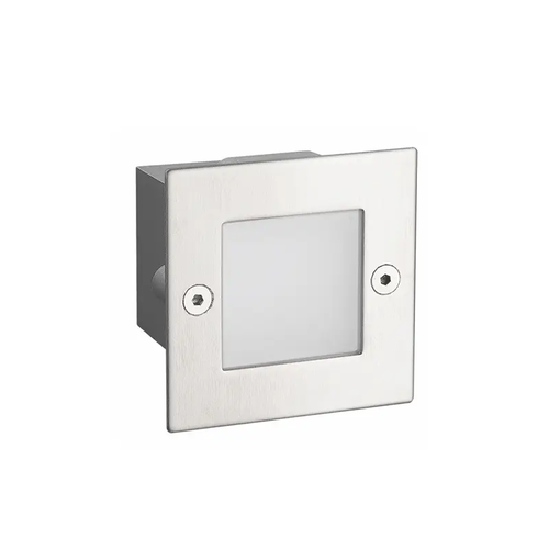 ЛЕД С СТЪПКИ ОСВЕТИТЕРНО ТЯЛО 70X70 NM 2W 3000K 90Lm 230V IP54 RA80