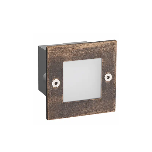 ЛЕД С СТЪПКИ ОСВЕТИТЕРНО ТЯЛО  70X70 R 2W 3000K 90Lm 230V IP54 RA80