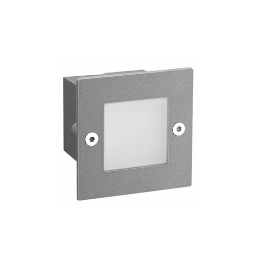 ЛЕД С СТЪПКИ ОСВЕТИТЕРНО ТЯЛО  70X70 G 2W 6000K 100Lm 230V IP54 RA80