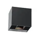 ^LED SMD WALL LUMINAIRE 10W 740LM 0-90° 230V AC 3.000K DARK GREY CRI80 IP54 30.000HRS