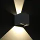 ^LED SMD WALL LUMINAIRE 10W 740LM 0-90° 230V AC 3.000K DARK GREY CRI80 IP54 30.000HRS - изображение 2