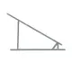 INSTALLATION TRIANGLE OF SINGLE PV PANEL ON FLAT ROOFTOP