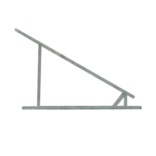 INSTALLATION TRIANGLE OF SINGLE PV PANEL ON FLAT ROOFTOP