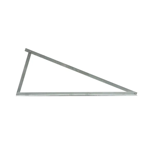 INSTALLATION TRIANGLE OF SINGLE SMALL PV PANEL ON FLAT ROOFTOP