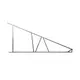 INSTALLATION TRIANGLE OF DOUBLE PV PANEL ON FLAT ROOFTOP