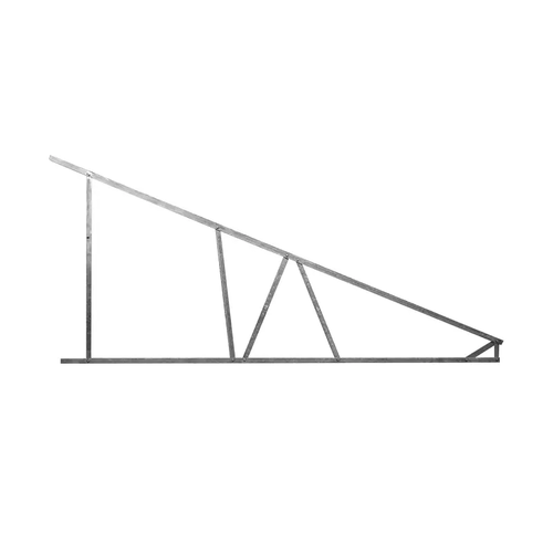 INSTALLATION TRIANGLE OF DOUBLE PV PANEL ON FLAT ROOFTOP