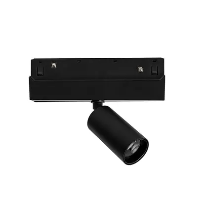 МАТОВ ЧЕРЕН МАГНИТЕН МИНИ СПОТ 48V DC 6W 4000K 640LM 24° OSRAM RA90 Φ30*60MM