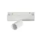 МАТОВ БЯЛ МАГНИТЕН МИНИ СПОТ 48V DC 6W 3000K 600LM 24° OSRAM RA90 Φ30*60MM
