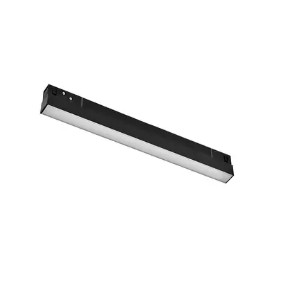 МАТОВА ЧЕРНА МАГНИТНА ЛИНЕЙНА ЛАМПА 48V DC 10W 3000K 800LM 110° OSRAM RA90 L300MM