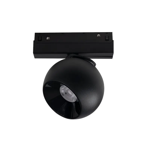 МАТОВ ЧЕРЕН МАГНИТЕН СПОТ 48V DC 12W 3000K 1000LM 36° OSRAM RA90 Φ100*134MM