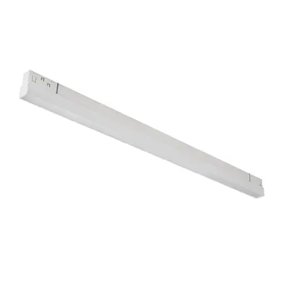 МАТОВА БЯЛА МАГНИТНА ЛИНЕЙНА ЛАМПА 48V DC 20W 4000K 1750LM 110° OSRAM RA90 L600MM