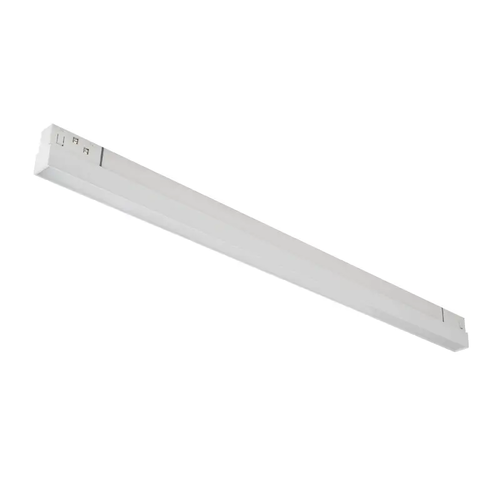 МАТОВА БЯЛА МАГНИТНА ЛИНЕЙНА ЛАМПА 48V DC 20W 3000K 1600LM 110° OSRAM RA90 L600MM