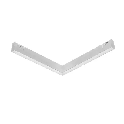 МАТОВ БЯЛ МАГНИТЕН ЛИНЕЕН 90° ЪГЪЛ 48V DC 20W 3000K 1600LM 110° OSRAM RA90 L322*307MM