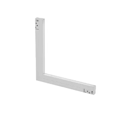 МАТОВ БЯЛ МАГНИТЕН ЛИНЕЕН 90° ВЪТРЕШЕН ЪГЪЛ 48V DC 20W 3000K 1600LM 110° OSRAM RA90 L330*330MM