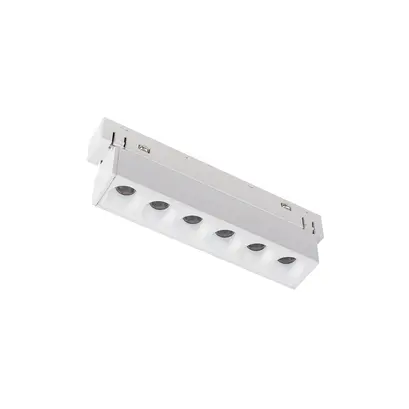 МАТОВА БЯЛА МАГНИТНА ЛИНЕЙНА ЛАМПА 48V DC 6W 4000K 550LM 36° OSRAM RA90 L112MM