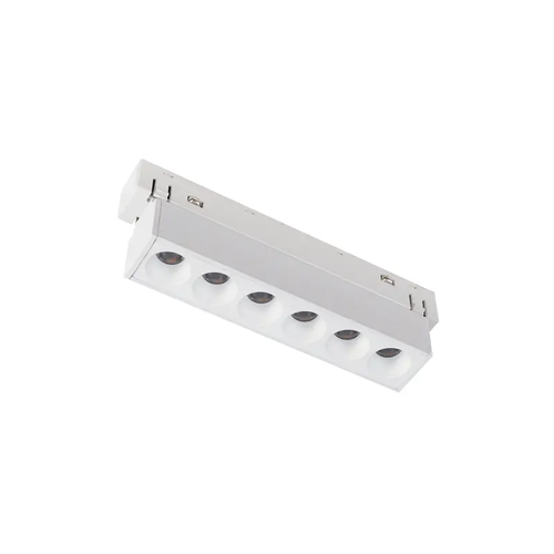 МАТОВА БЯЛА МАГНИТНА ЛИНЕЙНА ЛАМПА 48V DC 6W 4000K 550LM 36° OSRAM RA90 L112MM