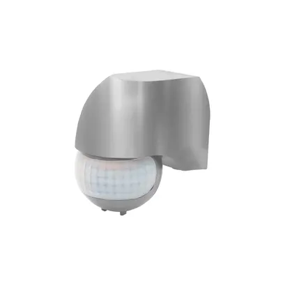 ИНФРАЧЕРВЕН ДЕТЕКТОР ЗА ДВИЖЕНИЕ ЗА СТЕНЕН МОНТАЖ 230V IP44 180° ~12m MAX INOX