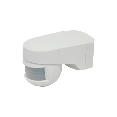 ИНФРАЧЕРВЕН ДЕТЕКТОР ЗА ДВИЖЕНИЕ 3 В 1 230V IP54 180° & 360° 12m MAX БЯЛ