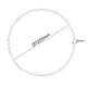 OLAN SAND BLACK CIRCULAR ALUMINUM PROFILE WITH PC OPAL DIFFUSER Φ1200MM - изображение 2