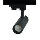 ПЯСЪЧНО ЧЕРЕН LED СПОТ ЗА ШИНА 10W 3000K 3-ФАЗЕН 36° 1000LM 230V AC Ra80 Φ55*153MM 5 ГОДИНИ