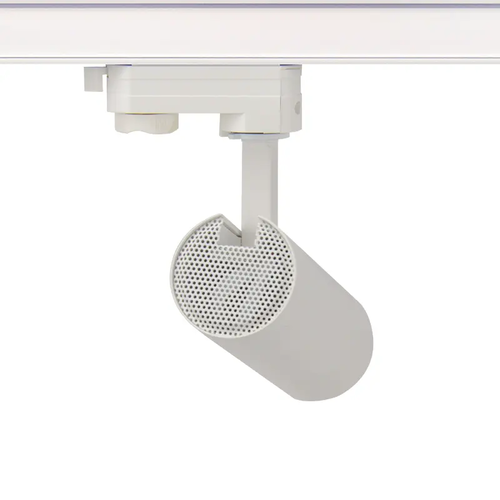 ПЯСЪЧНО БЯЛ LED ПРОЖЕКТОР ЗА ШИНА 10W 4000K 3-ФАЗЕН 36° 1050LM 230V AC Ra80 Φ55*153MM 5 ГОДИНИ - изображение 2