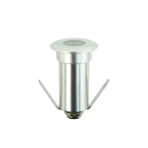 ^LED КРЪГЪЛ ПРОЖЕКТОР ЗА ВГРАЖДАНЕ В ЗЕМЯ 1W 85LM 3000K 30° 230V AC IP65 RA80 30 000 часа