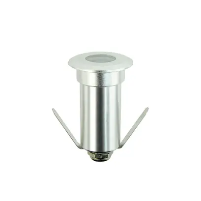 ^LED КРЪГЪЛ ПРОЖЕКТОР ЗА ВГРАЖДАНЕ В ЗЕМЯ 1W 90LM 4000K 30° 230V AC IP65 RA80 30 000 часа