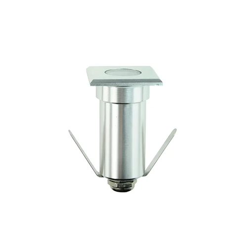 ^LED КВАДРАТЕН ПРОЖЕКТОР ЗА ВГРАЖДАНЕ В ЗЕМЯ 1W 90LM 4000K 30° 230V AC IP65 RA80 30 000 часа