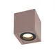 ^CEILING LIGHTING 1XGU10 RED CEMENT 8,5X8,5XH10CM MONTE