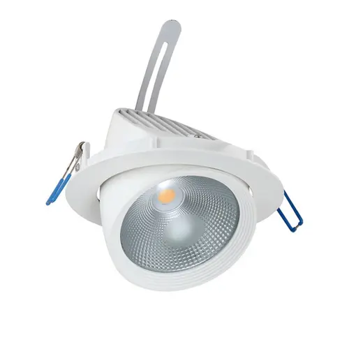 WHITE LED RECESSED MOVABLE LIGHT 20W 3000K 60° 1500LM 230V Ra80 - изображение 4