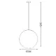 HANG LIGHT PMM Φ250 PMM OPAL - изображение 2