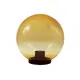 SPHERE AMBER Φ30 ACRYLIC WITH FITTER BASE