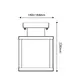 ^SAND BLACK CEILING LUMINAIRE CELIA 1XE27 IP44 WITH CLEAR GLASS - изображение 2