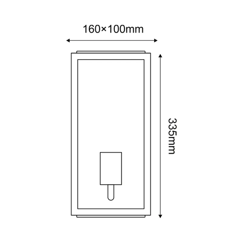 ^SAND WHITE WALL LUMINAIRE CELIA 1XE27 IP44 WITH CLEAR GLASS - изображение 2