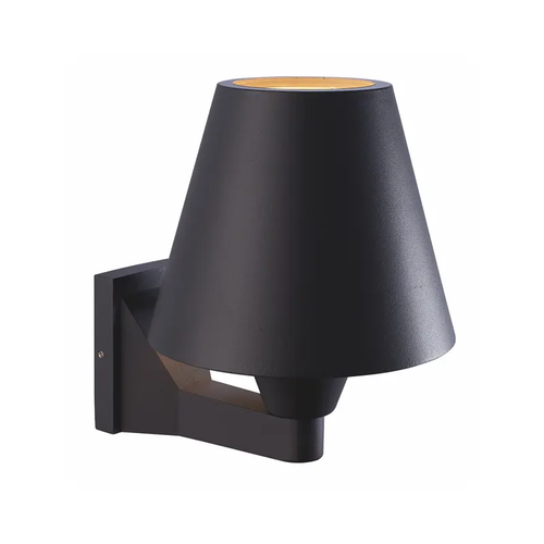 ^E27 АПЛИК 230V AC ТЪМНО СИВ IP65 MAX.15W LED ЛАМПА