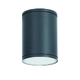^E27 PAR30  ROUND CEILING LUMINAIRE 230V AC DARK GREY IP65 MAX.35W