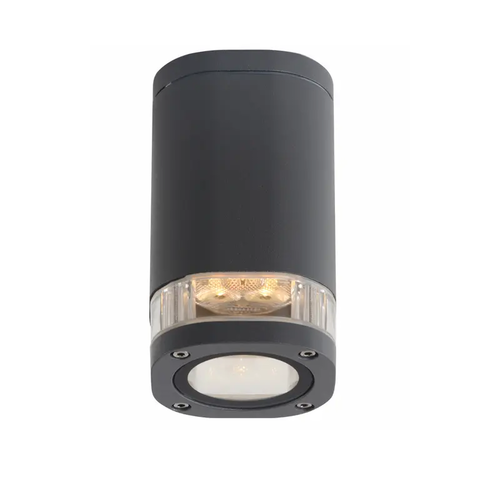 ^GU10 CEILING LUMINAIRE 230V AC DARK GREY IP54 MAX.35W