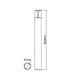 ^E27 СТЪЛБОВ ОСВЕТИТЕЛ 230V AC ТЪМНО СИВ IP54 MAX.23W - изображение 2