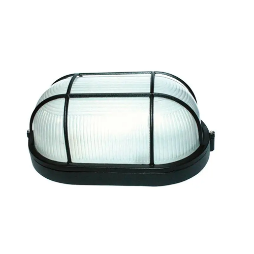 КОРАБНА ЛАМПА Ε27 208mm ЧЕРНА С РЕШЕТКА