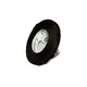 ^SPOT IP45 BLACK TRANSPARENT GLASS H85
