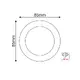 ^SPOT IP45 BLACK TRANSPARENT GLASS H85 - изображение 2