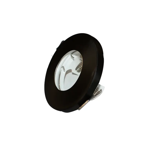 ^SPOT IP45 BLACK TRANSPARENT GLASS H85