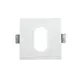^  SPOT Νο617 SQUARE OVAL WHITE ALUMINUM 88x88