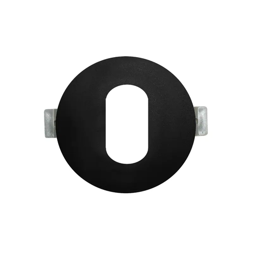 ^  SPOT Νο618 ROUND OVAL BLACK ALUMINUM H88