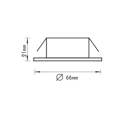 Осветително тяло за шкаф 12V 20W G