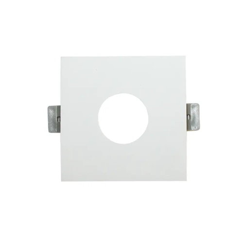 ^  SPOT Νο619 SQUARE ROUND WHITE ALUMINUM 88x88