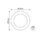 ^  SPOT WHITE RING - BLACK REFLECTOR ALUMINUM - изображение 2