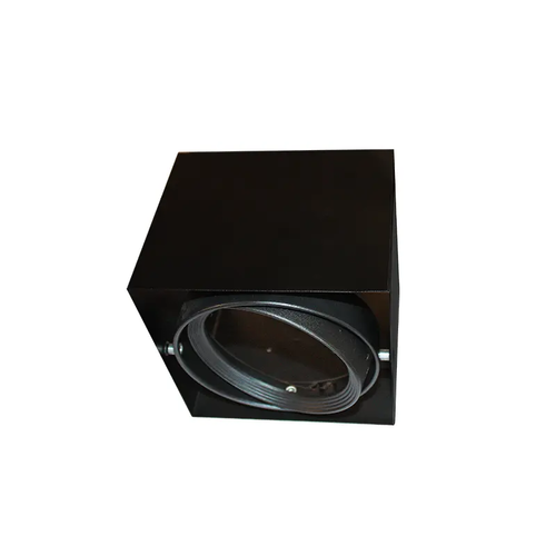^  SPOT CEILING AR111 SINGLE BLACK 150x150x120